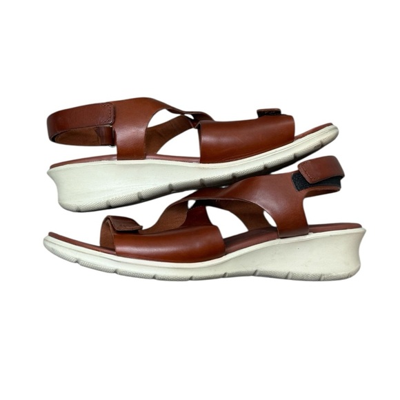 ECCO Women's Felicia Cross Wedge Sandal Size 10.5 - Picture 6 of 10